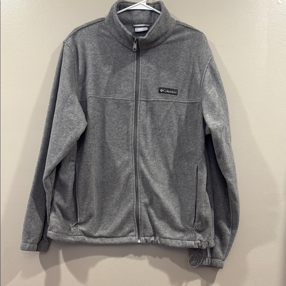 Columbia Gray Lightweight Fleece Jacket